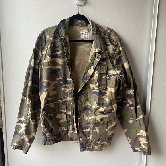 Camo Jacket, GAP, Size L - Picture 1 of 6
